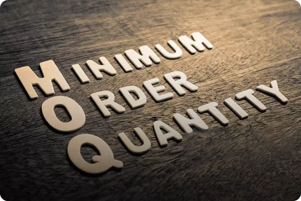 We are willing to offer the lowest MOQ to international customers.